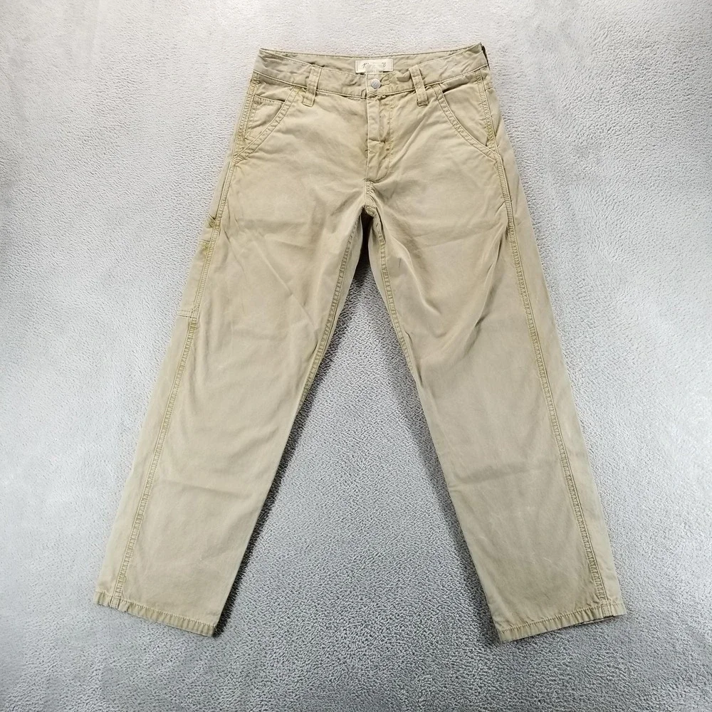 Madewell Pants Mens 30x30 Beige‎ Relaxed Straight Carpenter Utility Workwear